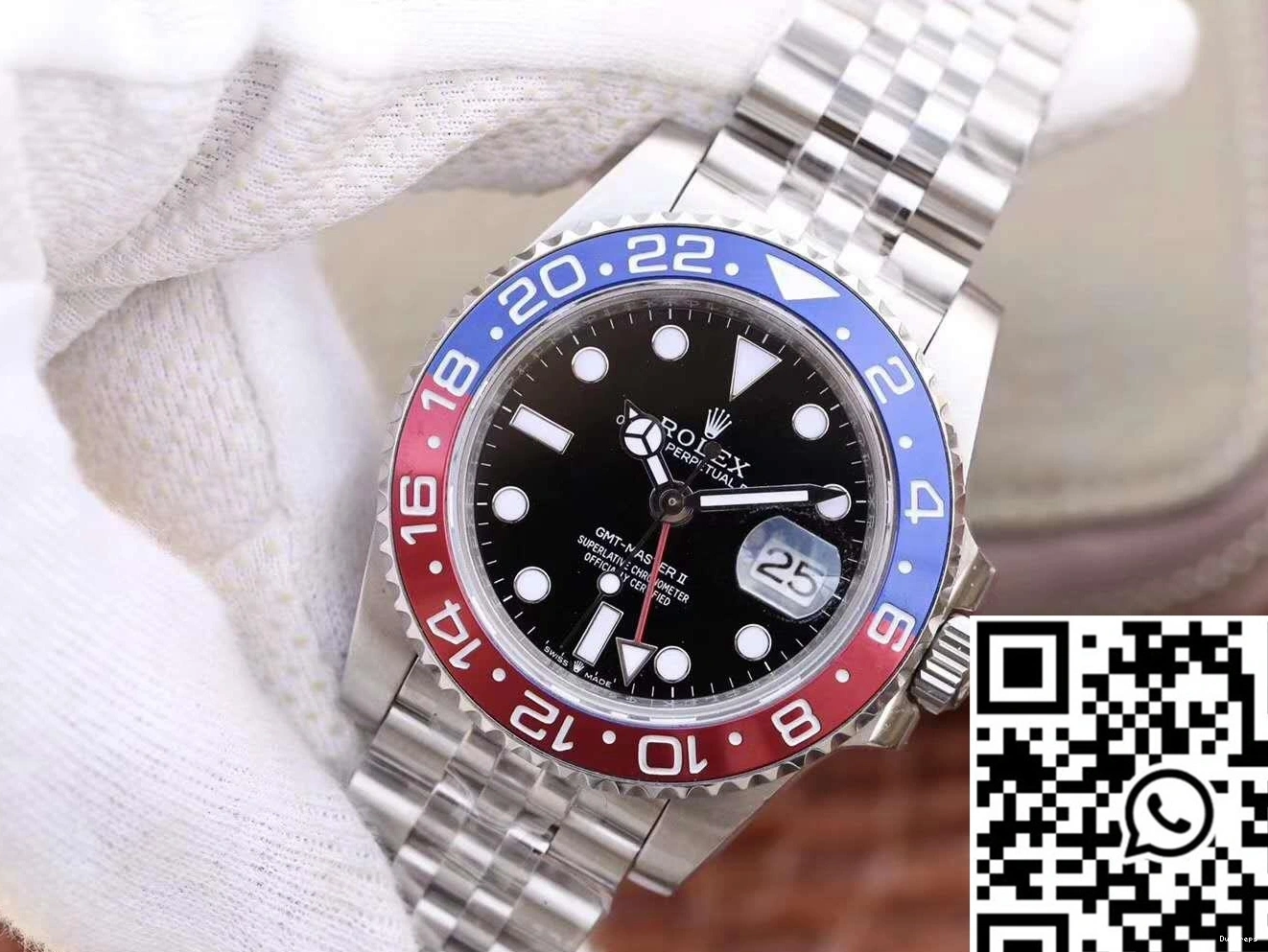 Master Dial 126710BLRO GMT GM II Black Factory Rolex 0517